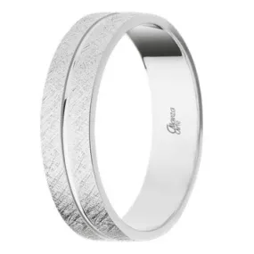 Alianza de Oro Blanco 5 mm.