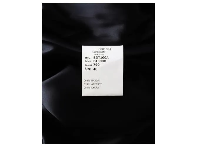 Autre Marque Falda midi Antonio Berardi en Rayón Negro 