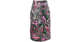 Autre Marque Falda midi rosa con bordado Salby de Dries van Noten Multicolor 