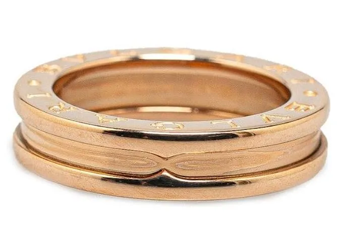 Bulgari Anillo Bvlgari B-Zero1 K18PG Oro Rosa #50 en Excelente Estado Dorado 