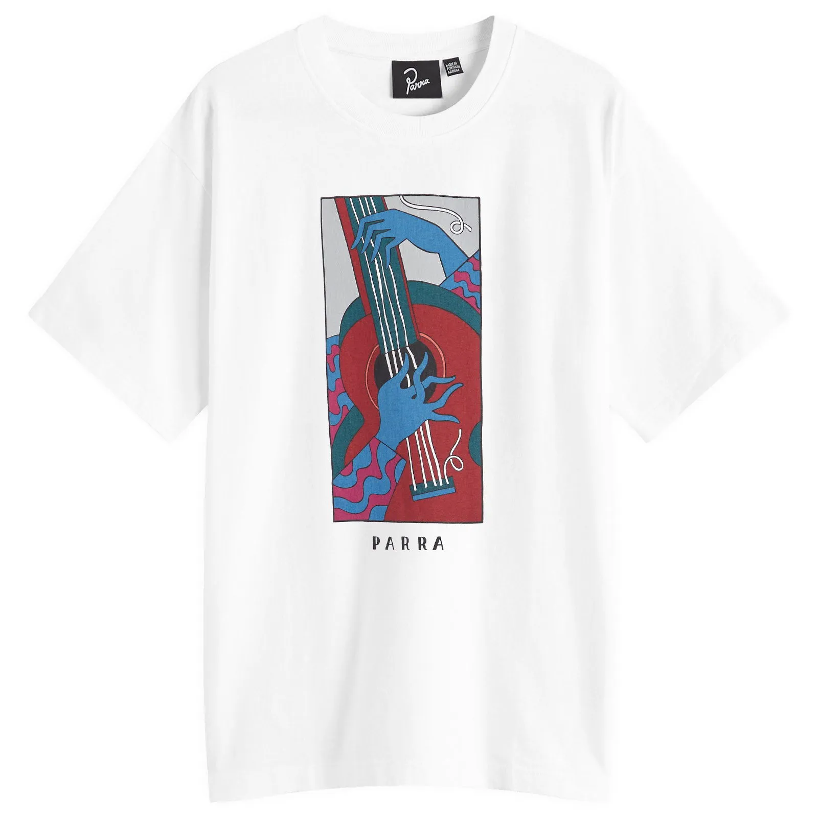 By Parra Strings Graphic T-Shirt White