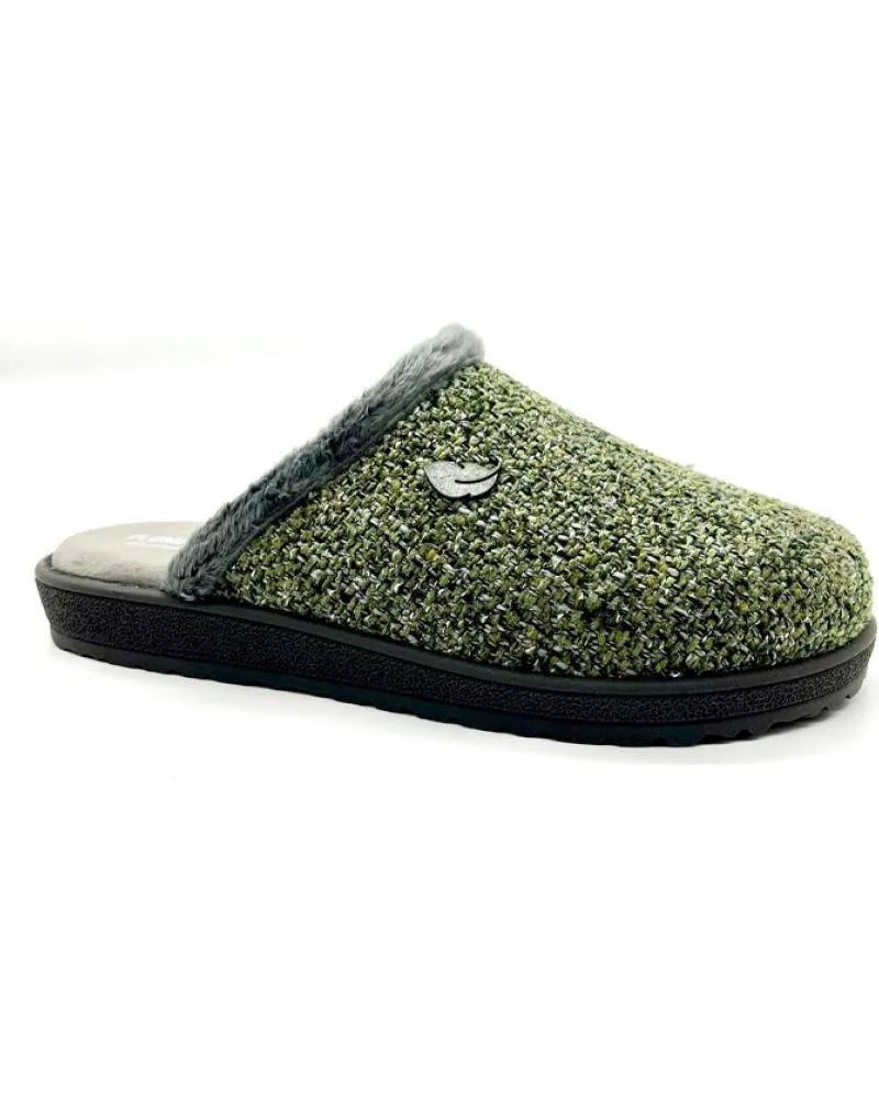 Calzado de casa ROAL  de Hombre DESCALZA PLUMAFLEX  VERDE