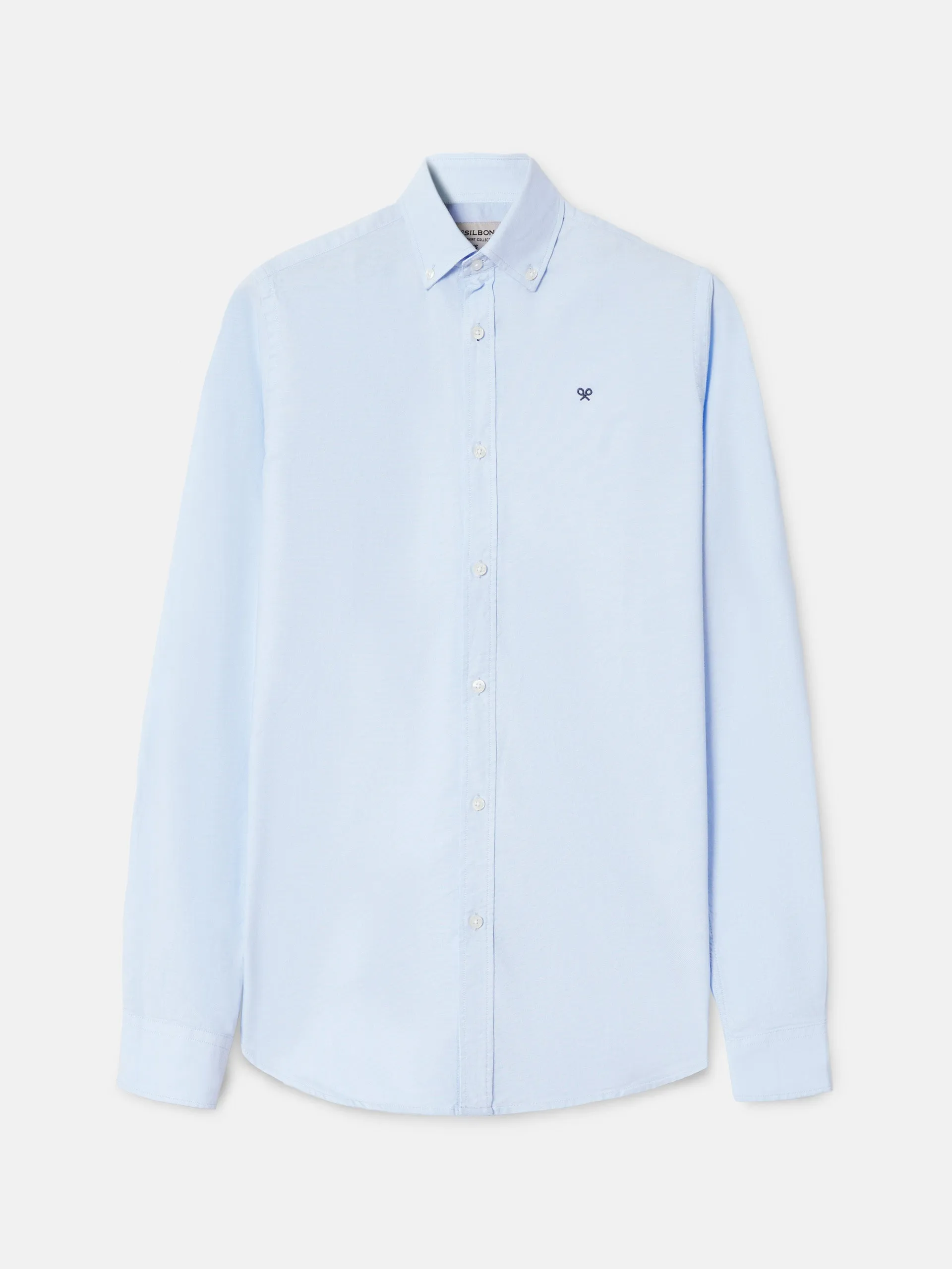 Camisa sport oxford celeste