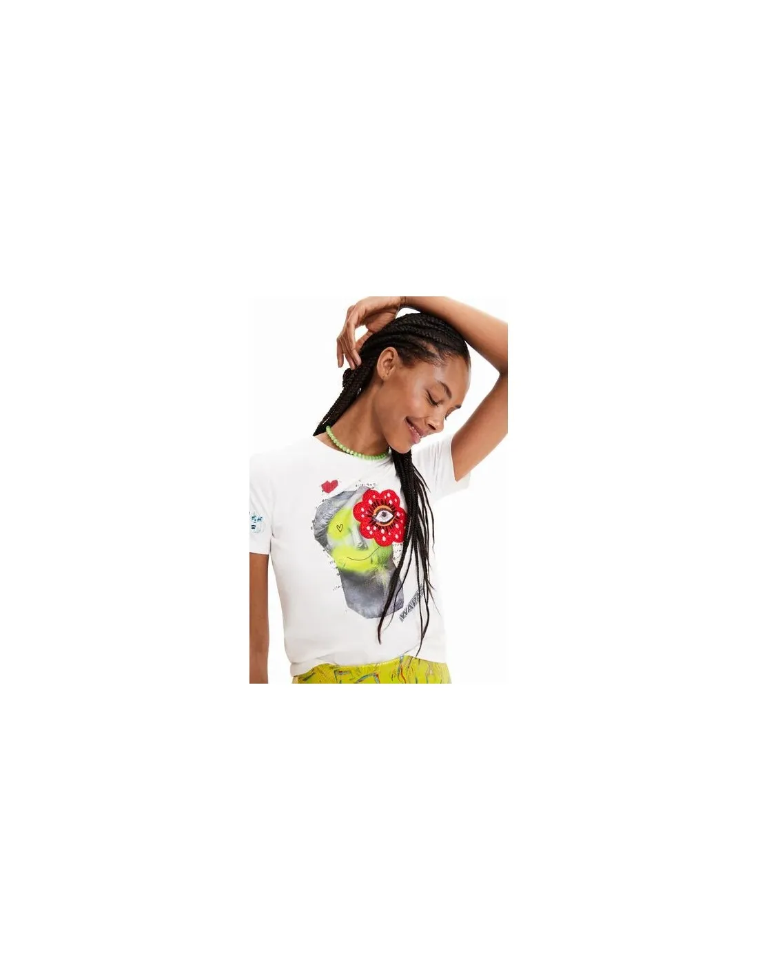 Camiseta de manga corta Arte de Desigual
