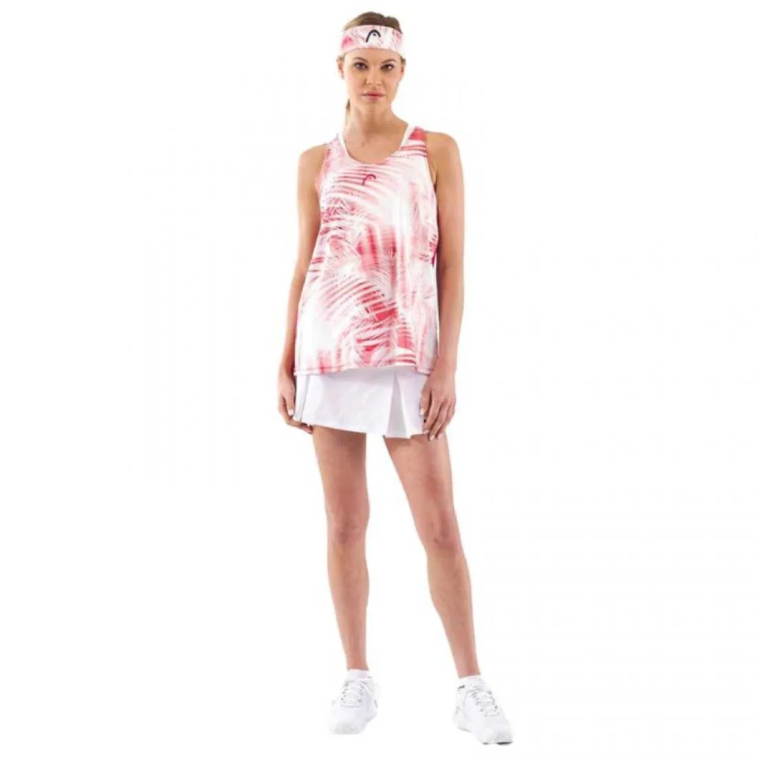 Camiseta Head Agility Tech Mora Blanco Print | Head