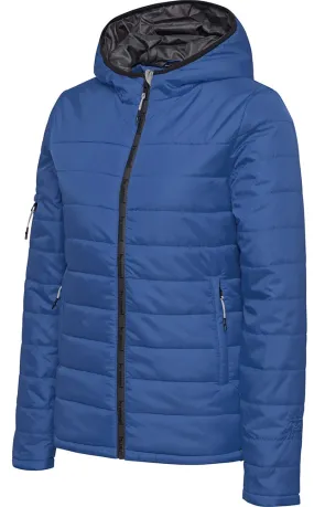Chaqueta con capucha Hummel NORTH QUILTED HOOD JACKET WOMAN