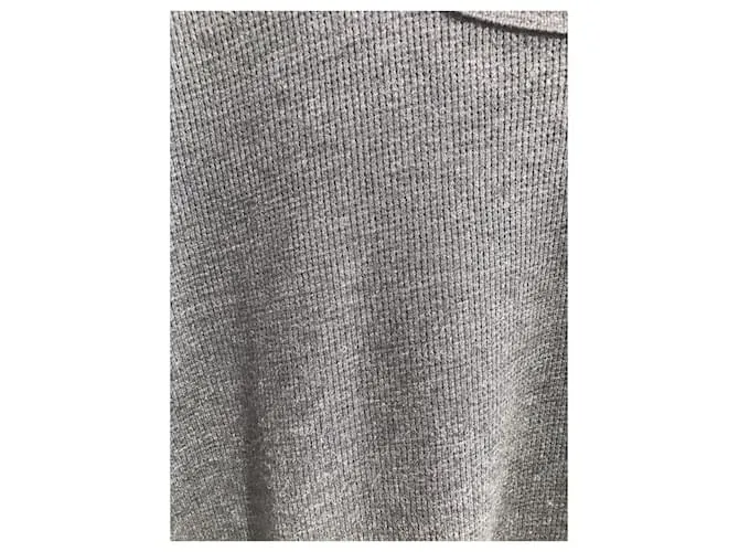 Chrome Hearts CORAZONES CROMADOS Tops T.Internacional M Algodón Gris 