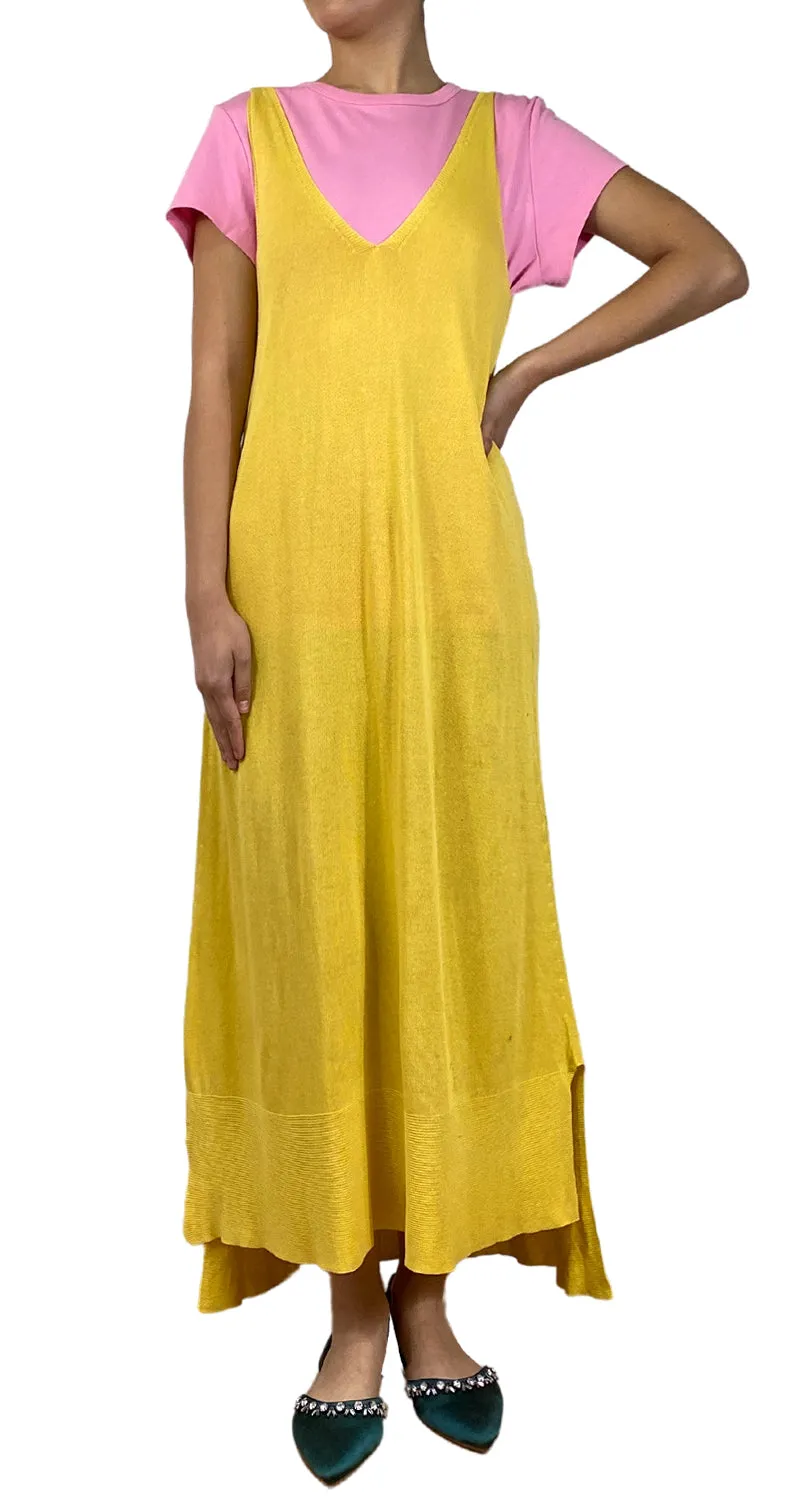 DEL CERRO Vestido Maxi Amarillos