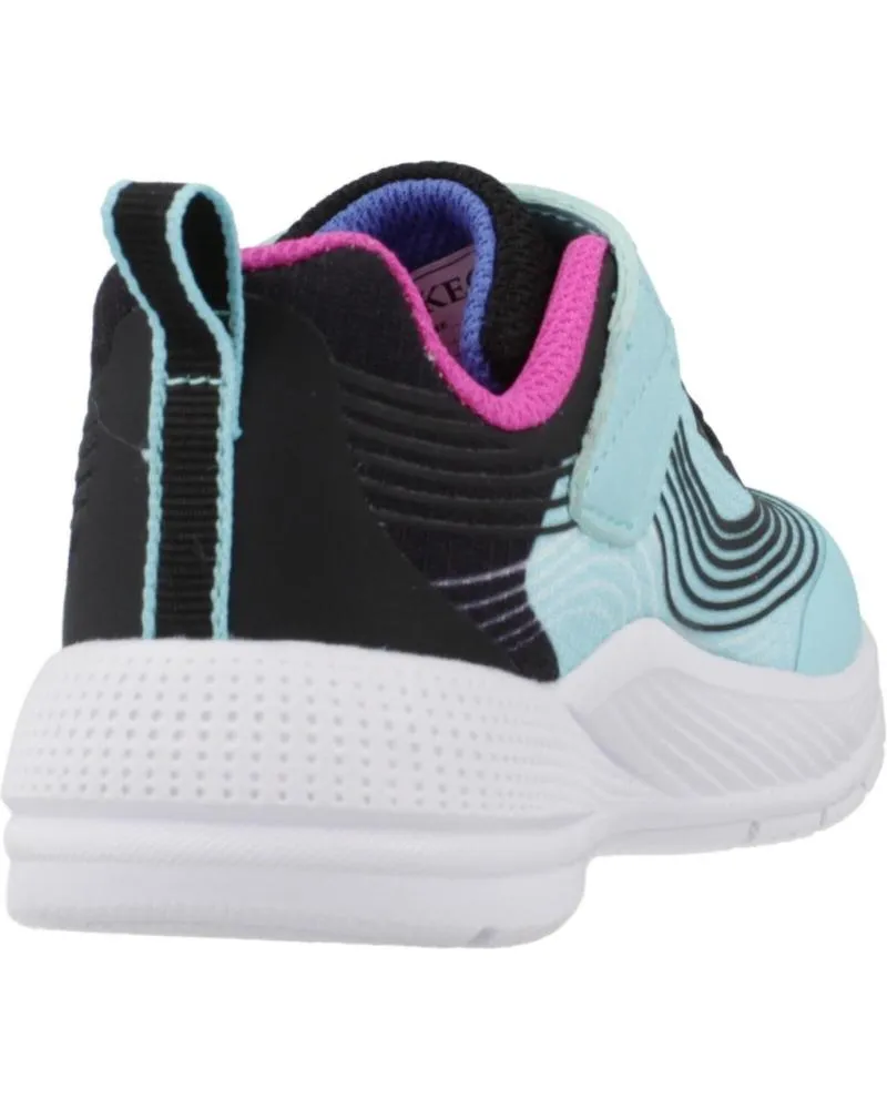 Deportivas SKECHERS  de Niña ZAPATILLAS NINA MODELO MICROSPEC ADVANCE COLOR AZUL  AQPR