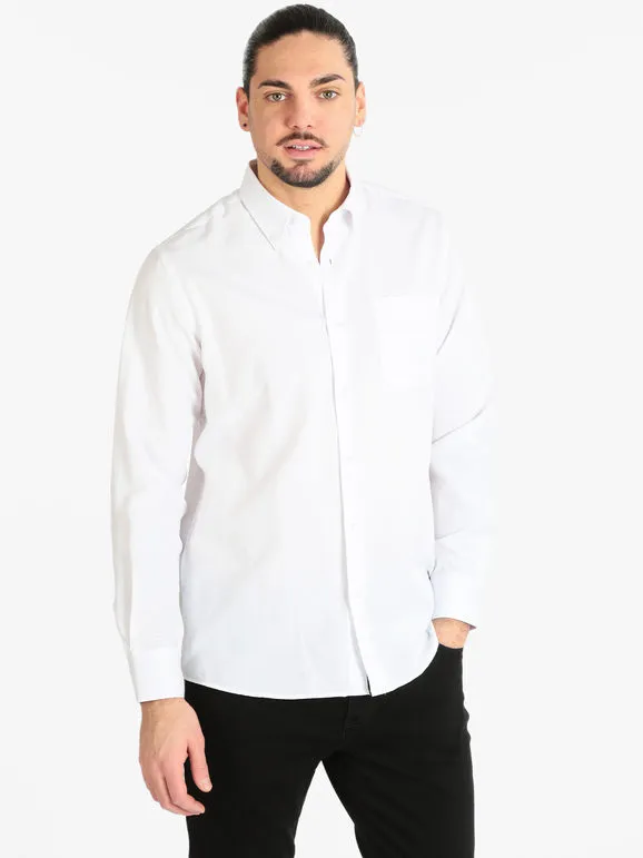 Fabio Galanti Camisa clásica de hombre con bolsillo.