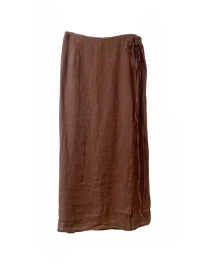 FALDA MIDI LINO MARRN