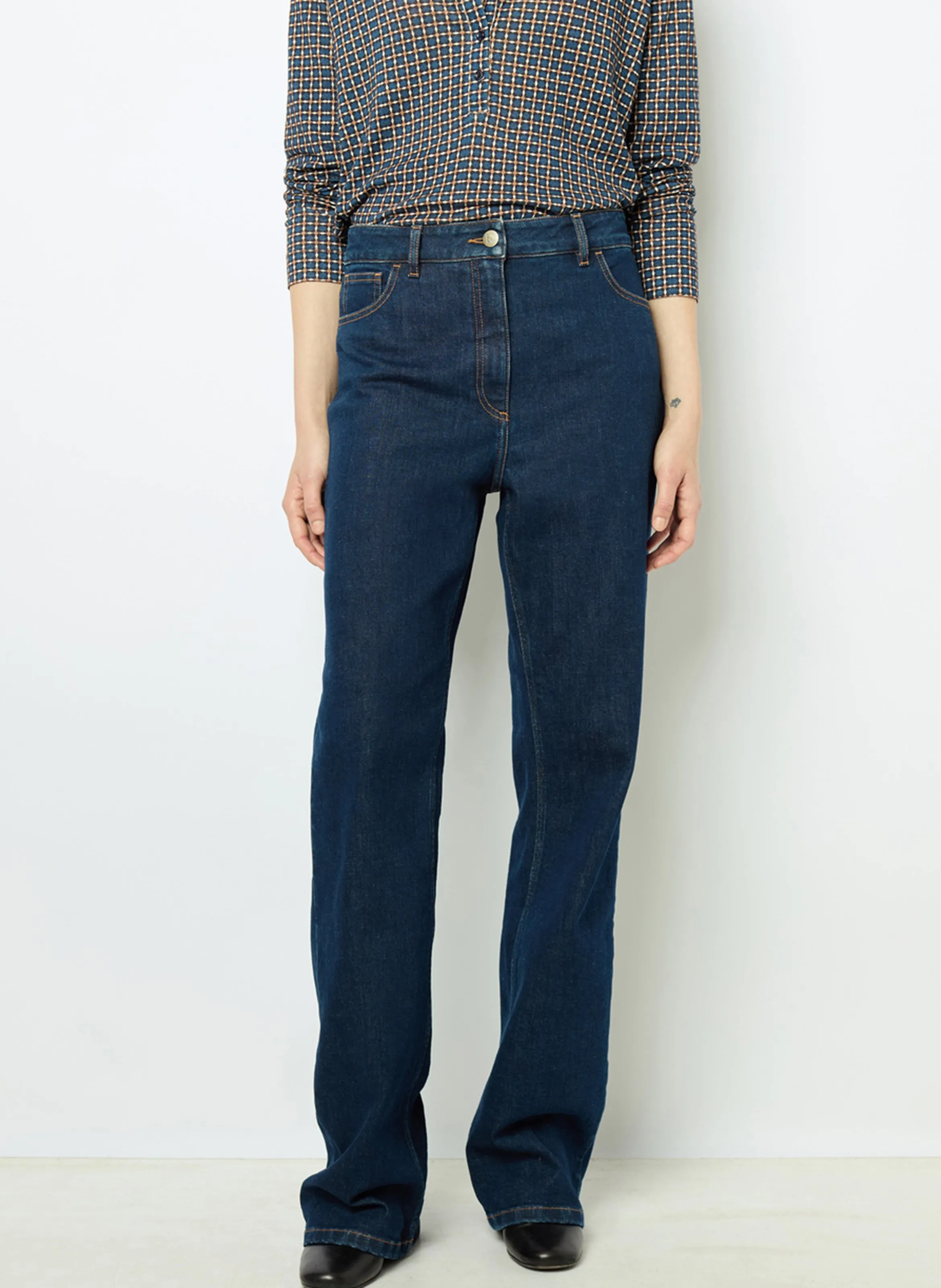 GERARD DAREL NIGELLE - Vaquero de talle alto en azul