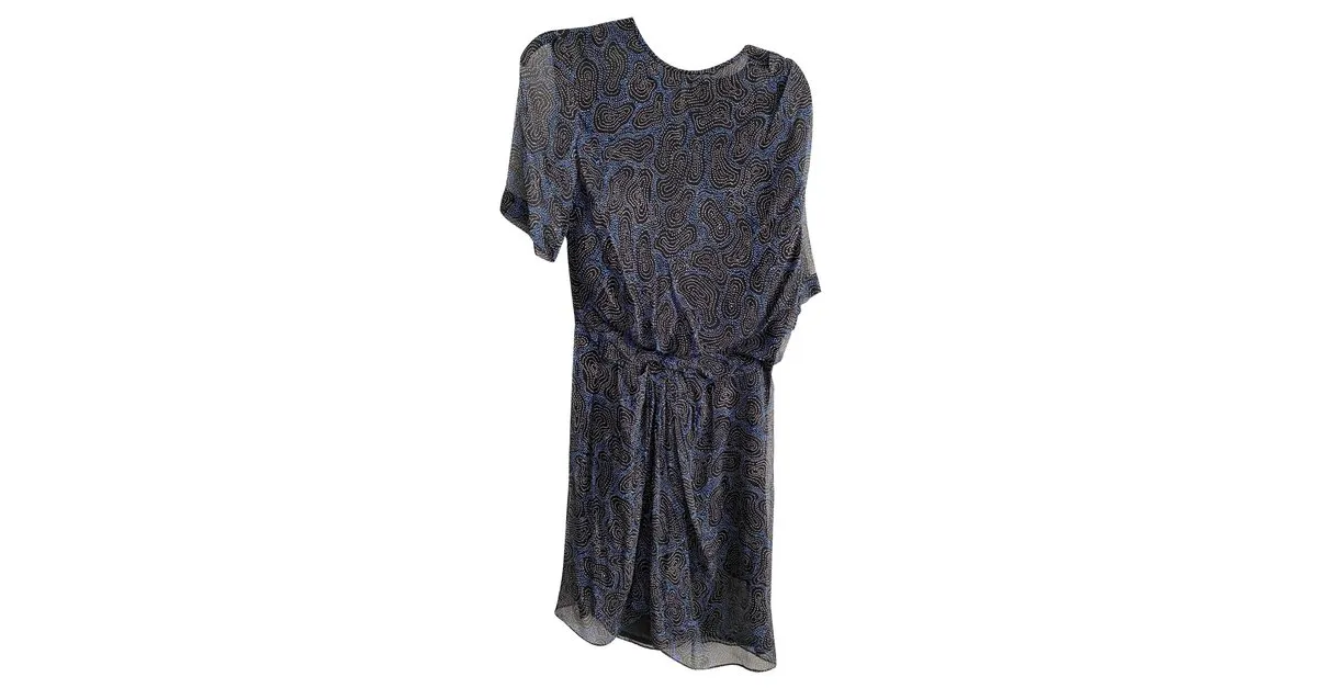 Isabel Marant Etoile Vestidos Negro Azul 