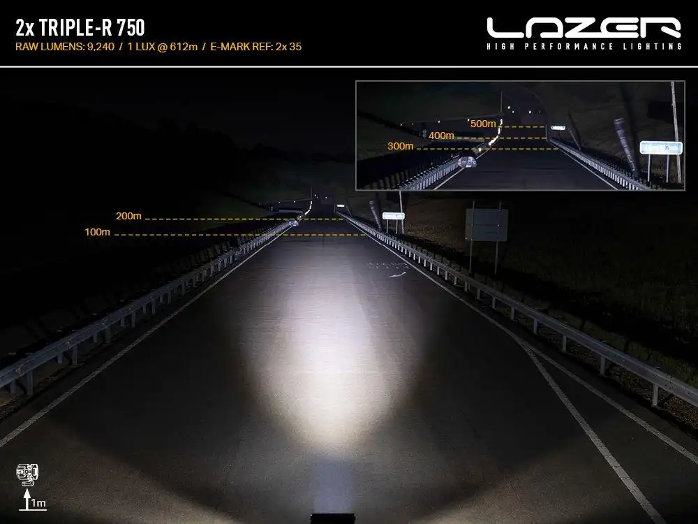 Kit de faros Lazer G2 Triple-R 750 Fiat Ducato 2022+