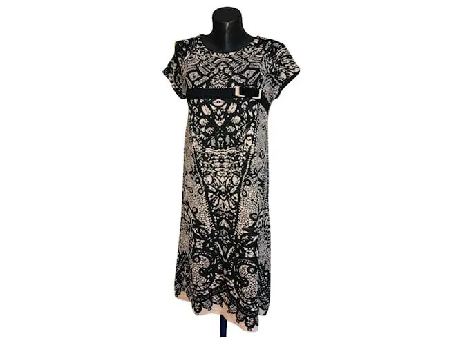 La Fée Maraboutée Vestidos Negro Beige 