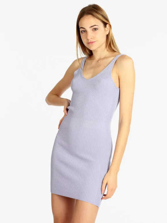Maglificio Vestido corto punto canalé mujer