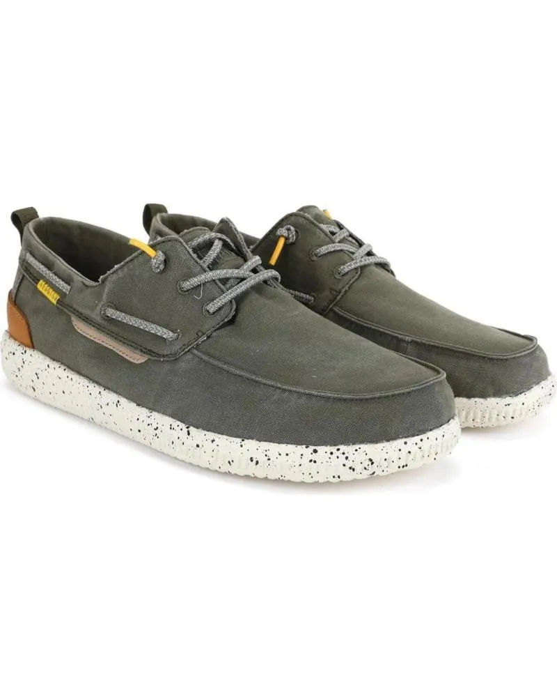 Nauticos de Hombre y Niño WALK IN PITAS ZAPATILLAS LONA JACK KAKI VERDE