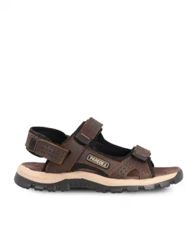 PAREDES Sandalias Trekking Piel Marrón Hombre