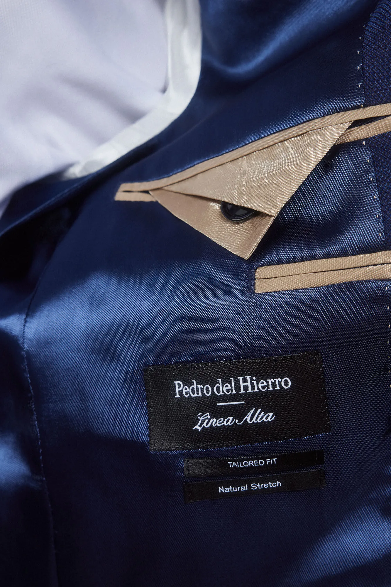 Pedro del Hierro Americana cuadros tailored fit