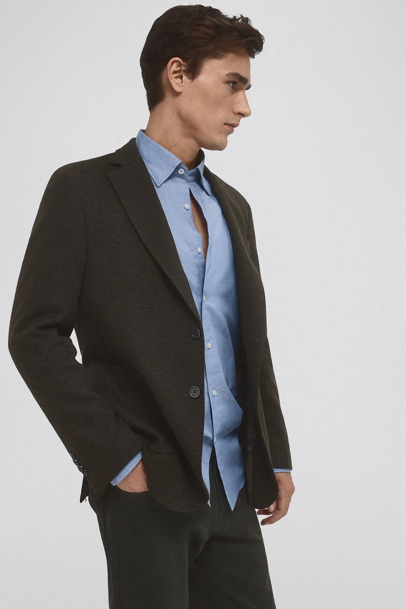 Pedro del Hierro Americana de punto con desmontable