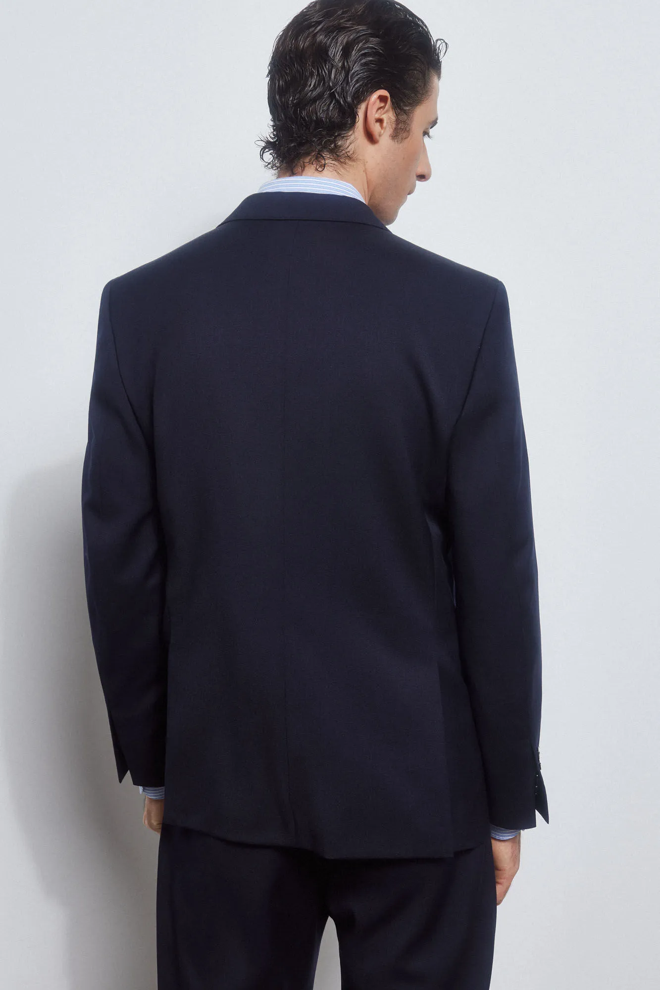 Pedro del Hierro Americana lisa bi-stretch tailored