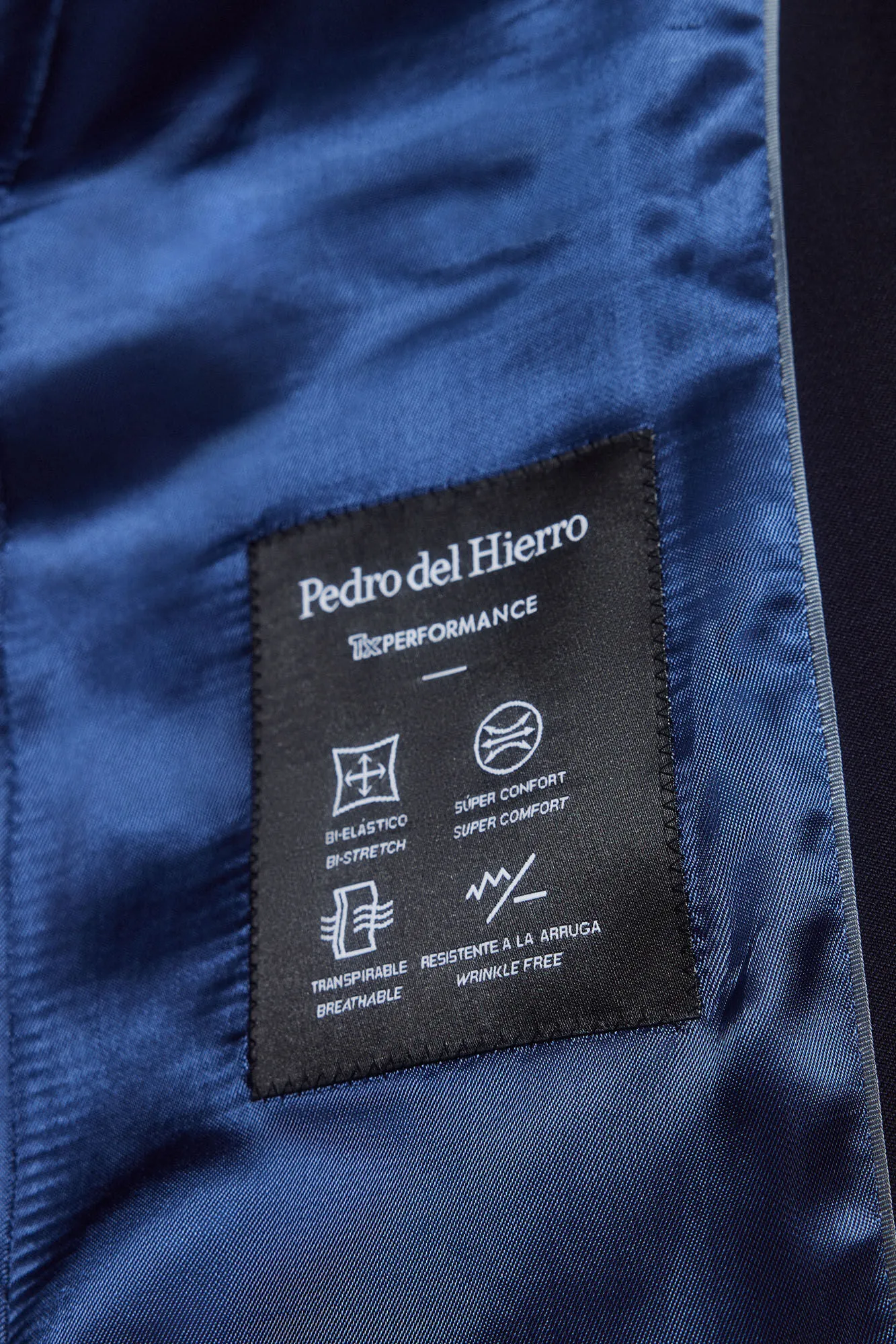 Pedro del Hierro Americana lisa bi-stretch tailored