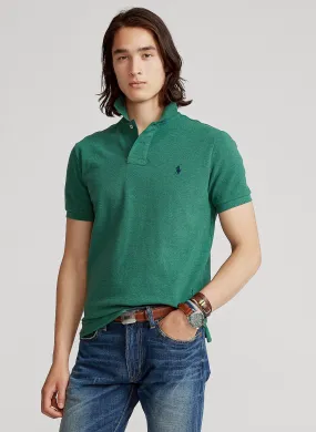 POLO RALPH LAUREN Polo entallado de algodón en verde