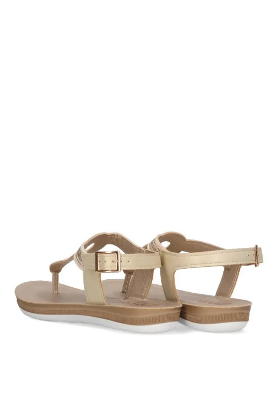 Sandalia Luna Collection ba53 platino