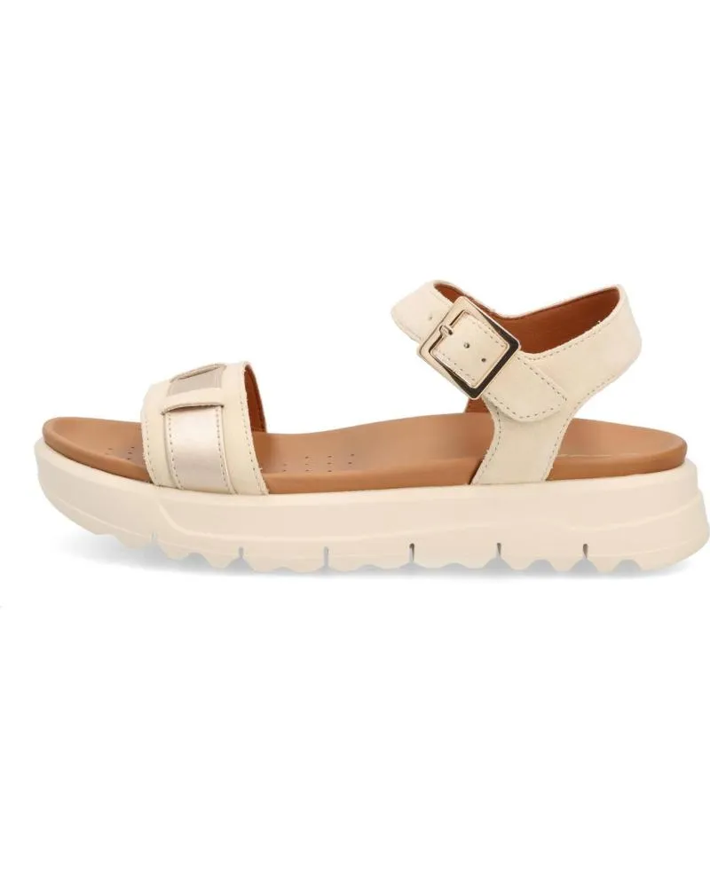 Sandalias de Mujer GEOX SANDALIA COMFORT DE MUJER C5258 SAND- LT GOLD