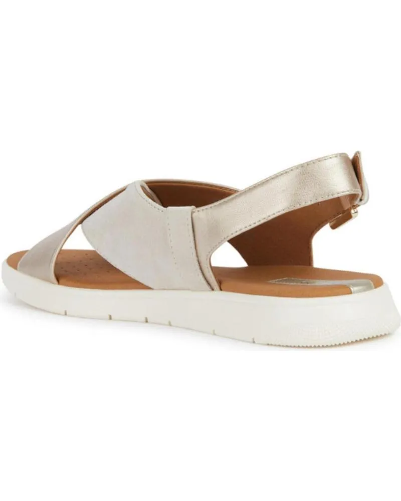 Sandalias de Mujer GEOX SANDALIA CRUZADA MUJER DE C2L5V LT GOLD- LT SA