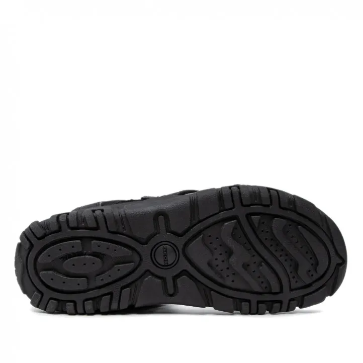 Sandalias Geox Strada Hombre negro Gris Claro