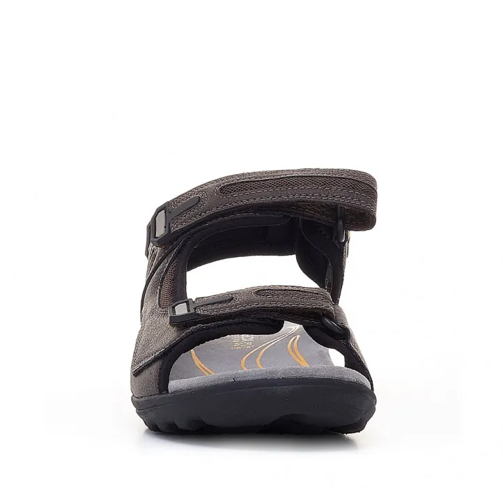 Sandalias Geox tevere con detalle naranja