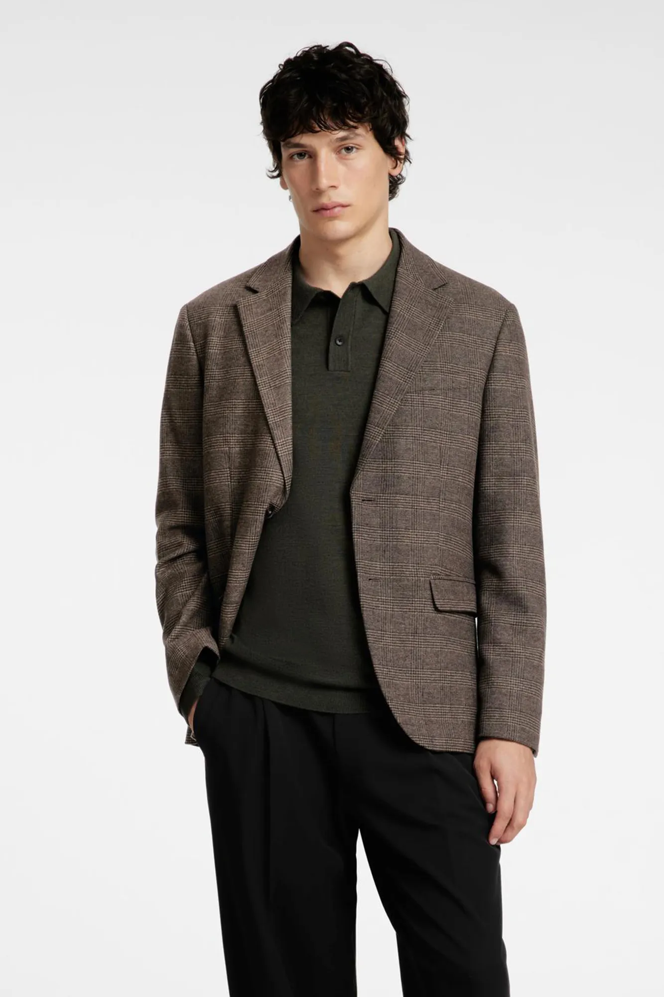 Selected Americana Slim Fit confeccionada con Lana RWS.