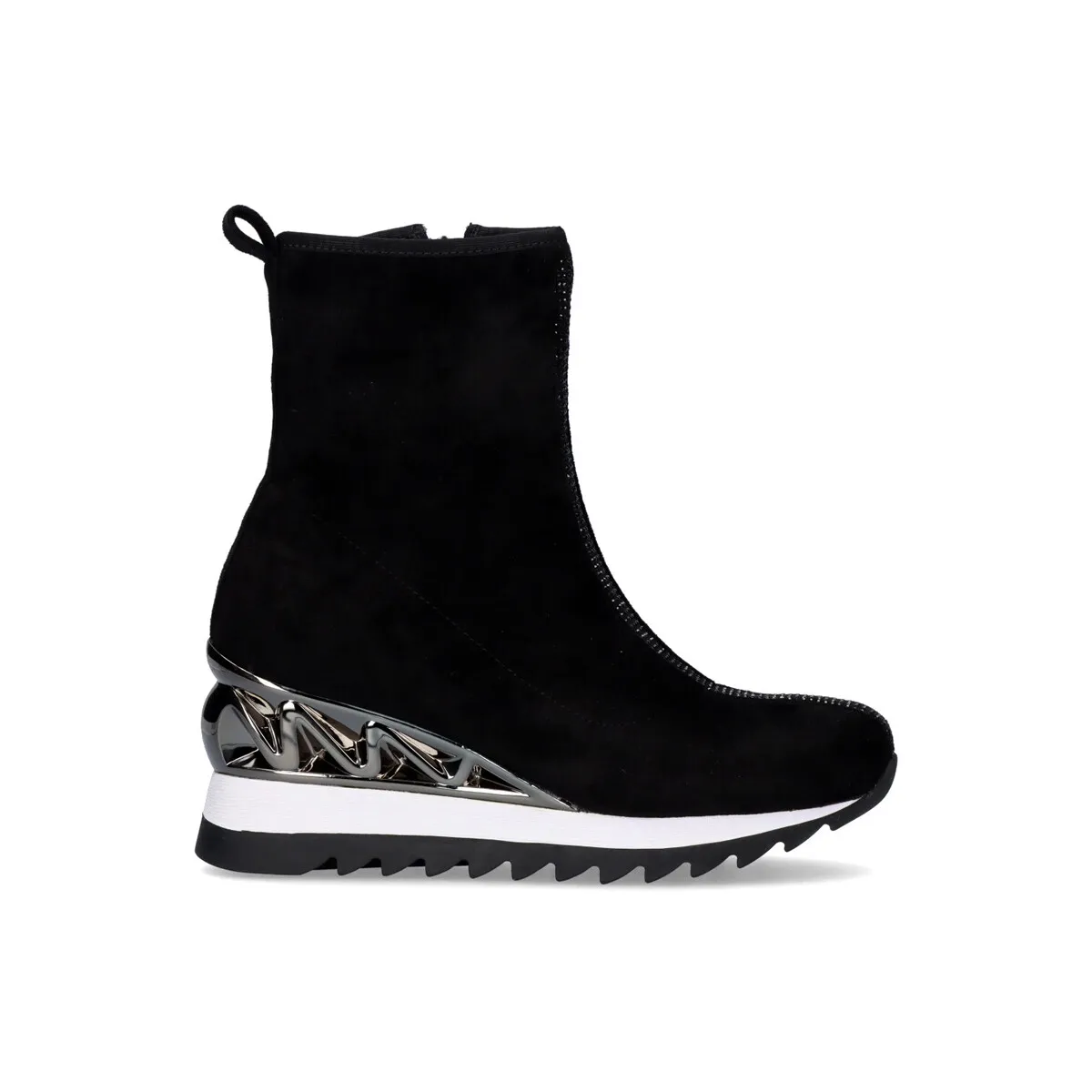 SNEAKER BOTIN CALCETIN BLACK Y2327-N614