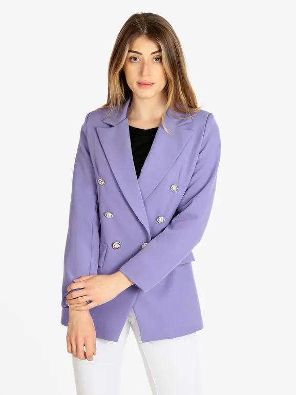 Solada Americana de mujer cruzada con botones joya