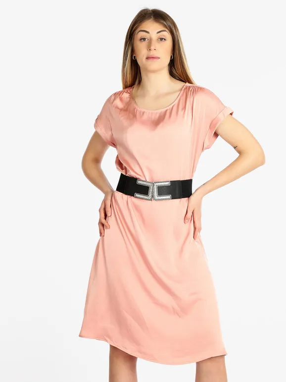 Sweet Miss Vestido mujer manga corta efecto seda