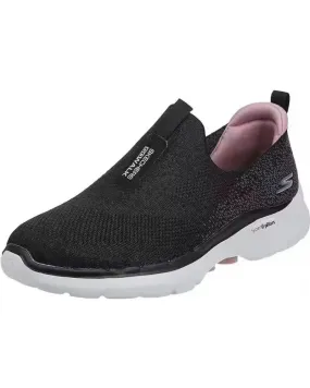 Zapatillas deporte SKECHERS  de Mujer y Hombre GO WALK 6 GLIMMERING  NEGRO